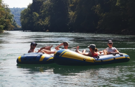 Ein Teil der (noch) trockenen Böötli-Crew.